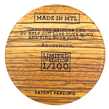 Load image into Gallery viewer, Artisanat M - Limited Edition - Zebra Wood Toothless Grinder
